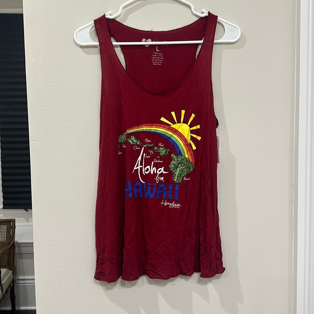 NWT Honolua Hawaii tank top- large